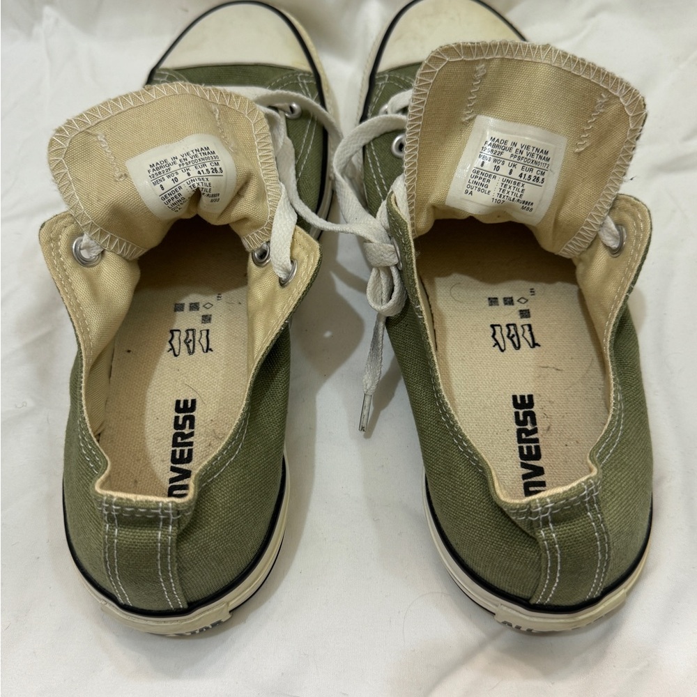 Converse Olive Green Sneakers - Picture 4 of 4